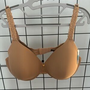 Natori lace trim full fit bra 38DDD NWT